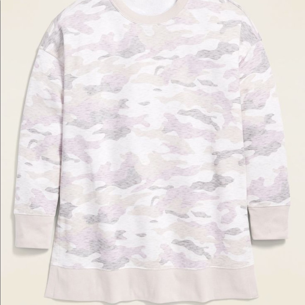 Oversized Camo Tunic